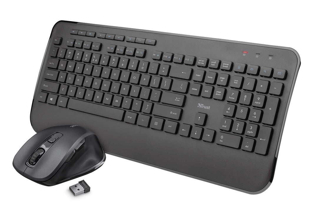 Trust Classicline Tastiera Resistente all'Acqua, USB, Nero [Layout Italiano] - Ilgrandebazar