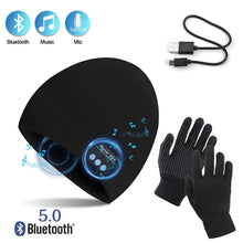Carica l&#39;immagine nel visualizzatore di Gallery, TAGVO Bluetooth V5.0 Beanie con Guanti Touchscreen Set, addensata Inverno... - Ilgrandebazar