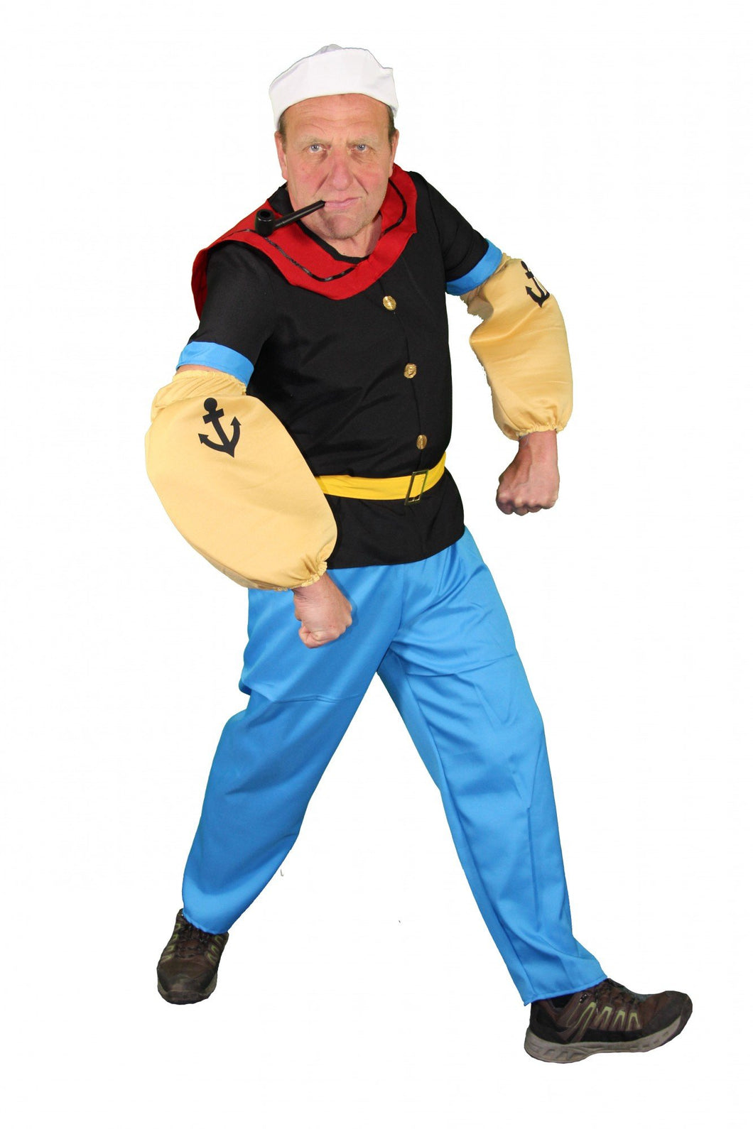 FOXXEO Sailor Costume Adulto per Uomini Carnevale Festa Dimensioni M M - Ilgrandebazar