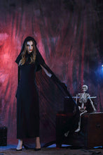 Carica l&#39;immagine nel visualizzatore di Gallery, LATH.PIN Vestito Vampiro Halloween Costume da Strega Vestiti con M, Nero - Ilgrandebazar