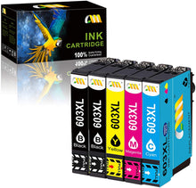 Carica l&#39;immagine nel visualizzatore di Gallery, 603XL Cartucce Compatibili Epson 603 XL per Epson XP-3100 XP-4100 XP-2100 XP-2105 XP-3105 XP-4105 WF-2810 WF-2830 WF-2835 WF-2850, Confezione da 5 (2 Nero,1 Ciano,1 Magenta,1 Giallo)