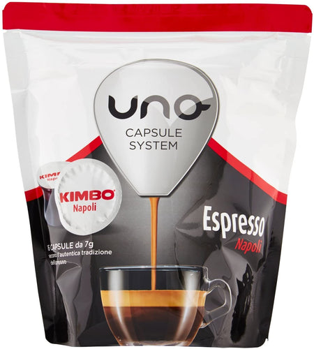 Kimbo Capsule Uno Espresso Napoli - 6 Astucci da 16 Capsule (Totale 96 Capsule)