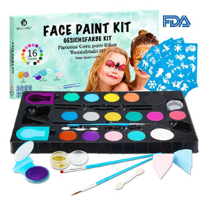 Truccabimbi Kit Trucco Viso Bambini Trucchi Carnevale Colori per... - Ilgrandebazar