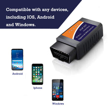Carica l&#39;immagine nel visualizzatore di Gallery, OUNDEAL OBD2 WiFi Auto Code Lettore, Diagnosi Scansione Strumento con 3000... - Ilgrandebazar