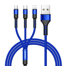 Carica l'immagine nel visualizzatore di Gallery, ZKAPOR Multi Cavo di Ricarica, 3 in 1 Multiplo Cavetto Micro USB Tipo C...
