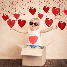 Carica l&#39;immagine nel visualizzatore di Gallery, TUPARKA 32 PZ San Valentino Glitter Cuore Ricciolo Appeso Decorazione per... - Ilgrandebazar