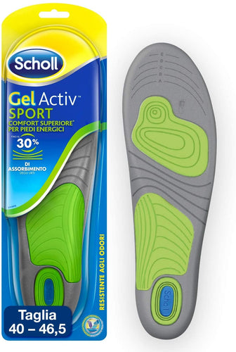 Scholl Solette Scarpe Sportive Gel Activ Sport per Uomo, 40-46.5 EU, 1 Paio