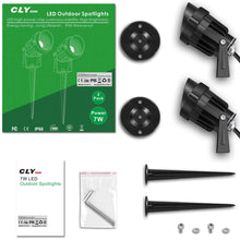 Carica l&#39;immagine nel visualizzatore di Gallery, Luci da Giardino 7W COB, CLY Faretti led, 800LM Bianca 2-pcs - Ilgrandebazar