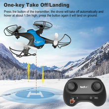 Carica l&#39;immagine nel visualizzatore di Gallery, tech rc Mini Drone Facile da Pilotare con Due Batterie Funzione di Un Small - Ilgrandebazar