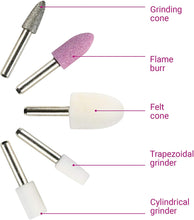 Carica l&#39;immagine nel visualizzatore di Gallery, Medisana MP 810 Set per Manicure e Pedicure Elettrica con 5 Accessori per La Cura delle Unghie, per Unghie, Cuticole e Calli