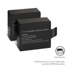 Carica l&#39;immagine nel visualizzatore di Gallery, APEMAN, batteria ricaricabile per Action Camera, 2 confezioni da B1510, B1510 - Ilgrandebazar