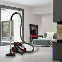 Carica l&#39;immagine nel visualizzatore di Gallery, Hoover Xarion PRO XP15 Traino Multiciclonico Senza Sacco, 800 W, Nero/Rosso - Ilgrandebazar