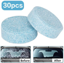 Carica l'immagine nel visualizzatore di Gallery, Wemk 30Pcs Liquido lavavetri Pastiglie Effervescenti, Car Parabrezza Pulizia Accessori per Auto Detergente per vetri Auto Solid Wiper, Rispetto dell'ambiente, Risparmiare