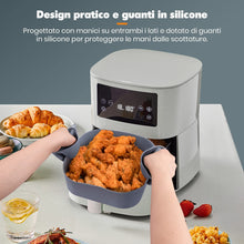 Carica l&#39;immagine nel visualizzatore di Gallery, Cestino per Friggitrice ad Aria in Silicone, BISNIE Teglie per Friggitrice ad Aria, Reusable Silicone Pot per Friggitrice ad Aria, Adatti per forno ad Aria, Forni Microonde, Stampi per Torte (20cm)
