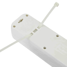 Carica l&#39;immagine nel visualizzatore di Gallery, Electraline 62064 Multipresa 5 Posti polivalenti, Colore Bianco, Cavo Bianco - Ilgrandebazar