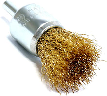 Carica l'immagine nel visualizzatore di Gallery, Set 8 Spazzole Metalliche per Trapano con Gambo da 0,6 cme un pezzo di carta vetrata,per La Rimozione di Ruggine/Corrosione/Vernice -Riduce La Rottura Del Filo e Una Maggiore Durata