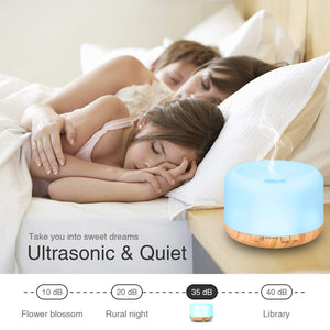 TENSWALL Diffusore di Aromi con Telecomando, 500ml 17*17*14cm, Giallo - Ilgrandebazar