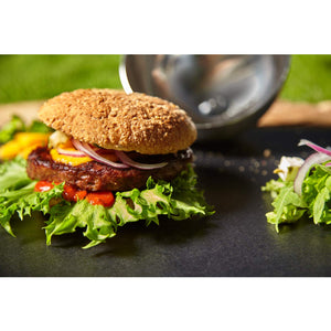 Kerafactum Burger Cloche Copertura per Hamburger Cheeseburger Steak argento - Ilgrandebazar