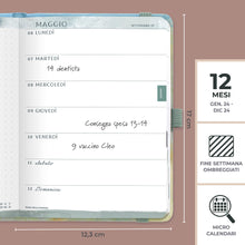 Carica l&#39;immagine nel visualizzatore di Gallery, Agenda 2024 Everyday di Boxclever Press. Agenda settimanale 2024 12 mesi da Gen - Dic 24. Agenda 2024 settimanale con pagine note a puntini. Planner settimanale 2024 leggera 17 x 12,5 cm
