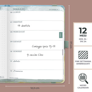 Agenda 2024 Everyday di Boxclever Press. Agenda settimanale 2024 12 mesi da Gen - Dic 24. Agenda 2024 settimanale con pagine note a puntini. Planner settimanale 2024 leggera 17 x 12,5 cm