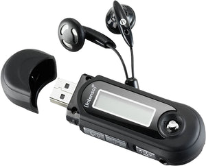 Intenso Music Walker - Lettore MP3, 8GB Nero, con Auricolari