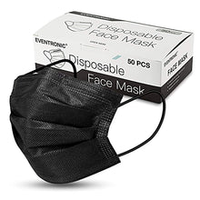 Carica l'immagine nel visualizzatore di Gallery, Maschera per il viso monouso Eventronic 50PCS Maschera per la bocca a prova di polvere traspirante Maschera per la polvere monouso con Earloop