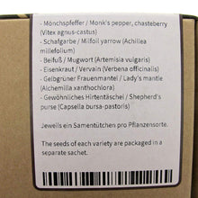 Carica l&#39;immagine nel visualizzatore di Gallery, Importanti piante medicinali per la ginecologia - Set regalo di semi con 6... - Ilgrandebazar