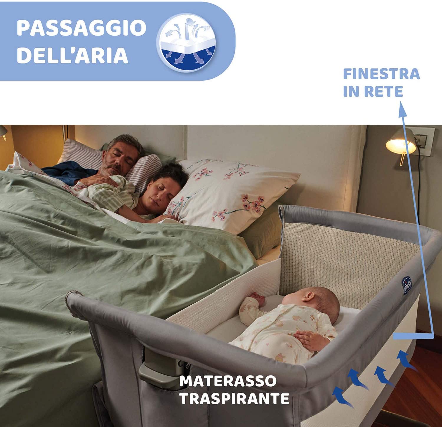 Chicco Next2Me Collection 2021 Culla Neonato Fianco Letto per Cosleepi –