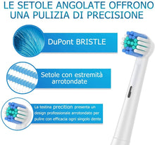 Carica l'immagine nel visualizzatore di Gallery, ITECHNIK Testine per spazzolino di ricambio Oral-b Compatibile,Ricambi Spazzolini Elettrici Braun Oral b,Precision 16 Pezzi