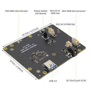 Raspberry Pi 4 SATA, raspberry 4 Modello B X825 da 2.5 pollici SATA... - Ilgrandebazar