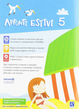 Carica l'immagine nel visualizzatore di Gallery, Tempo d'estate. Per la 5ª classe elementare