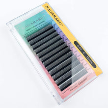 Carica l&#39;immagine nel visualizzatore di Gallery, NAGARAKU YY Extension Ciglia Professionale Russian Volume 4D Eyelash Extensions Premade Fans 0.05mm D Curl 8-12mm Misto Lash Ciglia Estensioni Naturale 8-12mm 0.05 D