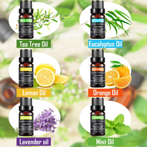 Olio Essenziale Set, 100% Puri Qualità Aromaterapia Oli Kit(Lavanda, Tea Red - Ilgrandebazar
