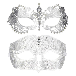 Maschera mascherata da coppia, corazzata Costumi veneziani Maschera... - Ilgrandebazar