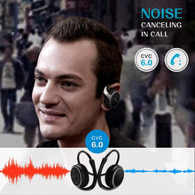 Carica l'immagine nel visualizzatore di Gallery, KAMTRON Cuffie Bluetooth Senza Fili Sport Pieghevoli Portatile Sport Cuffie Wireless with Stereo HiFi con Microfono Integrato, per Tutti i Dispositivi, Nero