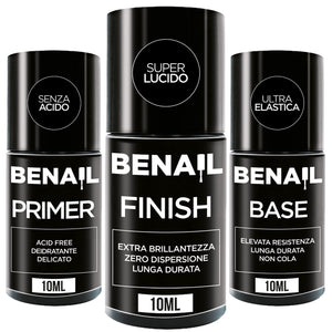 Gel Unghie Ricostruzione Professionale, Gel Monofasico Autolivellante in Fibra di Vetro, Gel Ricostruzione Unghie Mantra™ Durata 5 Settimane 30ml (Primer+Base+Top)