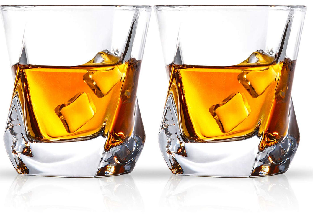 Cooko Bicchiere di whisky, Set Vetro in Cristallo Bicchieri da whisky - Ilgrandebazar