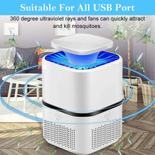 Carica l&#39;immagine nel visualizzatore di Gallery, Lampada Antizanzara Elettrica, Mosquito Killer Lamp, Mosquito Trap, Elettrica Lampada Anti Zanzara, Trappola Zanzare Anti Insetti per Casa/Ufficio/Interno Mosquito Killer (Bianco)