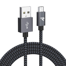 Carica l&#39;immagine nel visualizzatore di Gallery, Cavo Micro USB [ 1M - 2Pezzi ] Rampow Trasferimento Dati e Ricarica Rapida,... - Ilgrandebazar