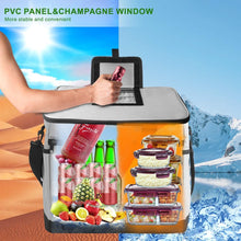 Carica l'immagine nel visualizzatore di Gallery, Kollea Borsa Termica, 30L Borsa Frigo con Rivestimento Rigido in PVC, Borsa Porta Pranzo per Campeggio, Barbecue, Famiglia, Auto e attività All'Aperto