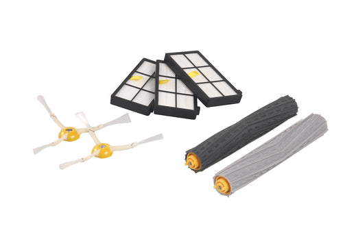 iRobot 4415866 Kit di Ricambi per Roomba Total 800/900, Nero, Bianco
