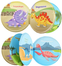 Carica l'immagine nel visualizzatore di Gallery, BeebeeRun Baby Bath Toy Giocattolo da Bagno di Dinosauro con Dino Bath Libro Fontana di Dinosauro Giocattolo da Bagno Gioco per Bambini Bambini Ragazzi Ragazze 1 2 3 4 Anni