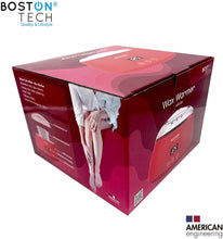 Carica l&#39;immagine nel visualizzatore di Gallery, Scaldacera elettrico per la depilazione del viso, braccia, ascelle, gambe e bikini spa in casa, kit di cera calda, 4 confezioni di grani di cera di100g e 20 bacchette capacità 500ml modello HR100