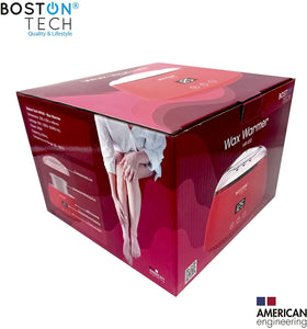 Scaldacera elettrico per la depilazione del viso, braccia, ascelle, gambe e bikini spa in casa, kit di cera calda, 4 confezioni di grani di cera di100g e 20 bacchette capacità 500ml modello HR100