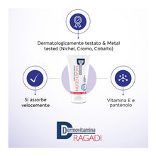 Carica l'immagine nel visualizzatore di Gallery, Ragadi Geloni Crema Mani e Piedi - Crema mani riparatrice e piedi secchi screpolati - Tratta i ragadi geloni con pantenolo e Vitamina E - 75 ml - Dermovitamina