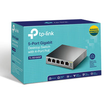 Carica l&#39;immagine nel visualizzatore di Gallery, TP-Link TL-SG1005P Desktop Switch, 5 Porte Gigabit 10/100/1000 Mbit, 5 - Ilgrandebazar