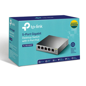 TP-Link TL-SG1005P Desktop Switch, 5 Porte Gigabit 10/100/1000 Mbit, 5 - Ilgrandebazar