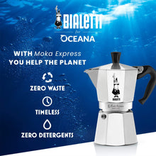 Carica l&#39;immagine nel visualizzatore di Gallery, Bialetti Moka Express Caffettiera in Alluminio, Argento, 6 Tazze