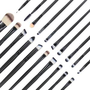 EmaxDesign 20 pezzi-Set di pennelli professionali per trucco, volto ombretti... - Ilgrandebazar