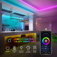 Carica l&#39;immagine nel visualizzatore di Gallery, Alexa Striscia LED Intelligente WiFi, Maxcio 5M di Luci Led 5050 5 M - Ilgrandebazar